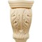 Ekena Millwork 8"W x 6 1/2"D x 15"H Large Farmingdale Acanthus Corbel, Maple COR08X06X14FRMA - alternate 4